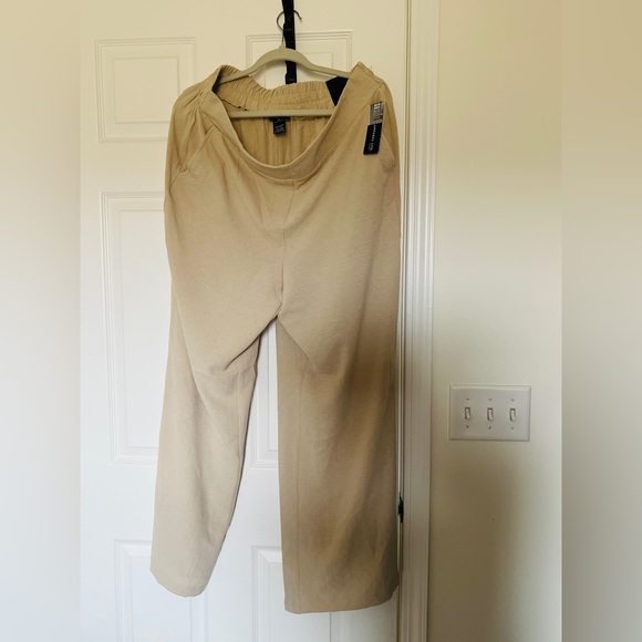 Soho Apparel Pants & Jumpsuits Soho Elastic Waist Widestraight Leg